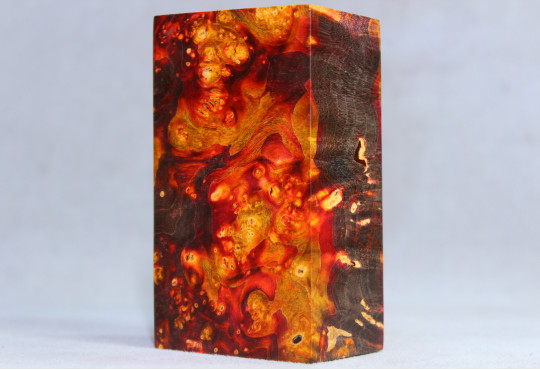 Stabilized Maple Burl Wood Mod Block